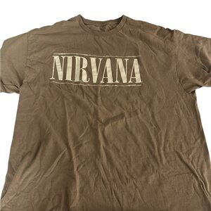 NIRVANA Brown Short Sleeve Tee